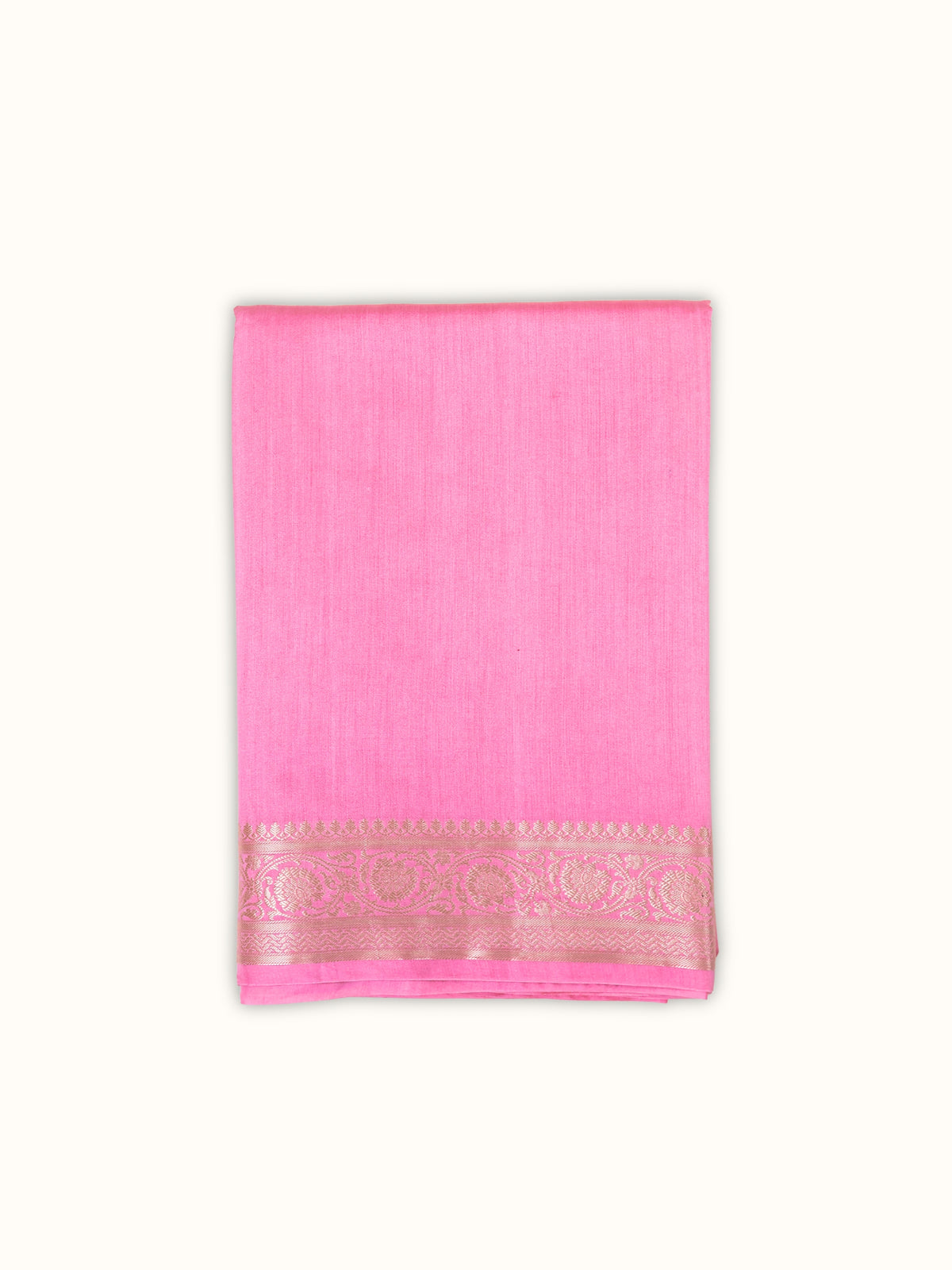 Pure Chiniya Silk Banarasi Saree with Zari Pallu