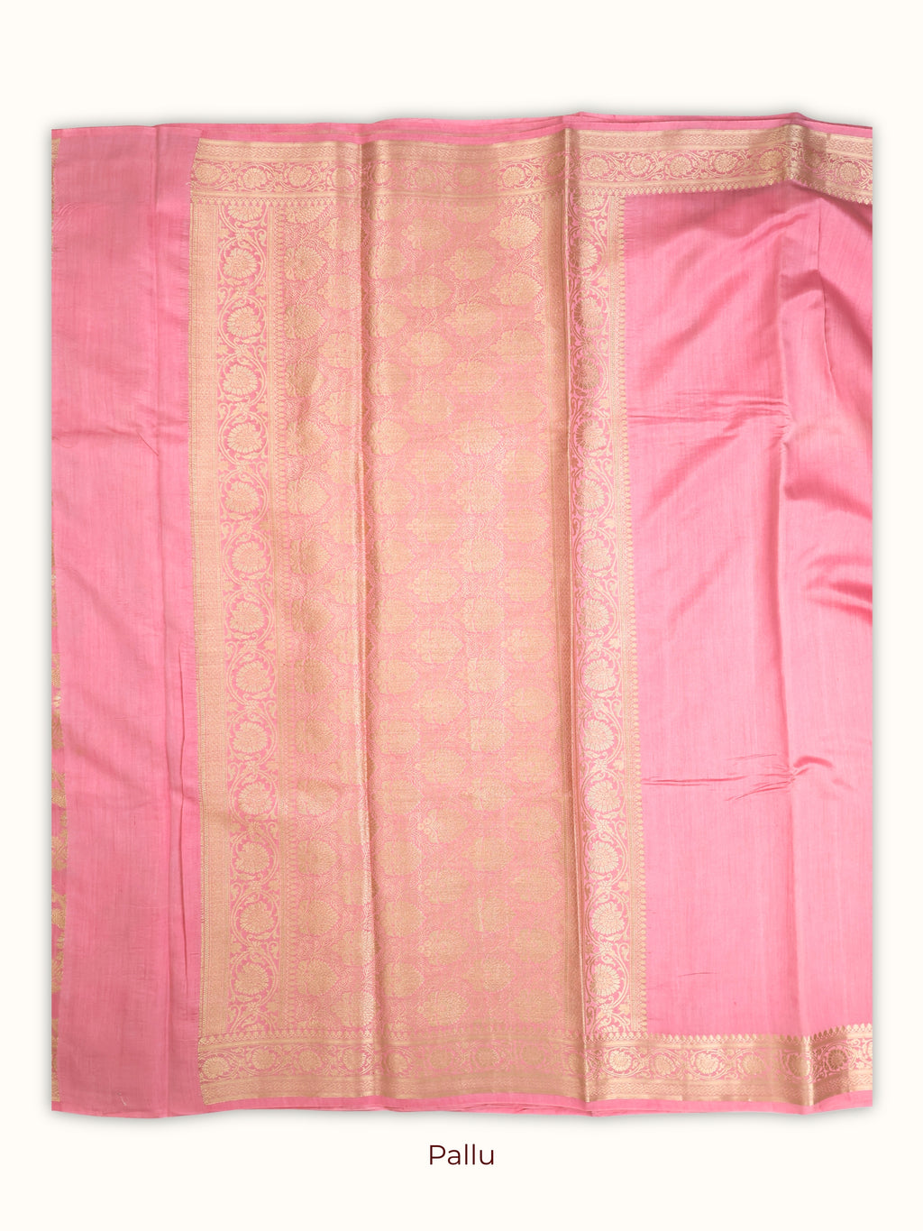 Pure Chiniya Silk Banarasi Saree with Zari Pallu