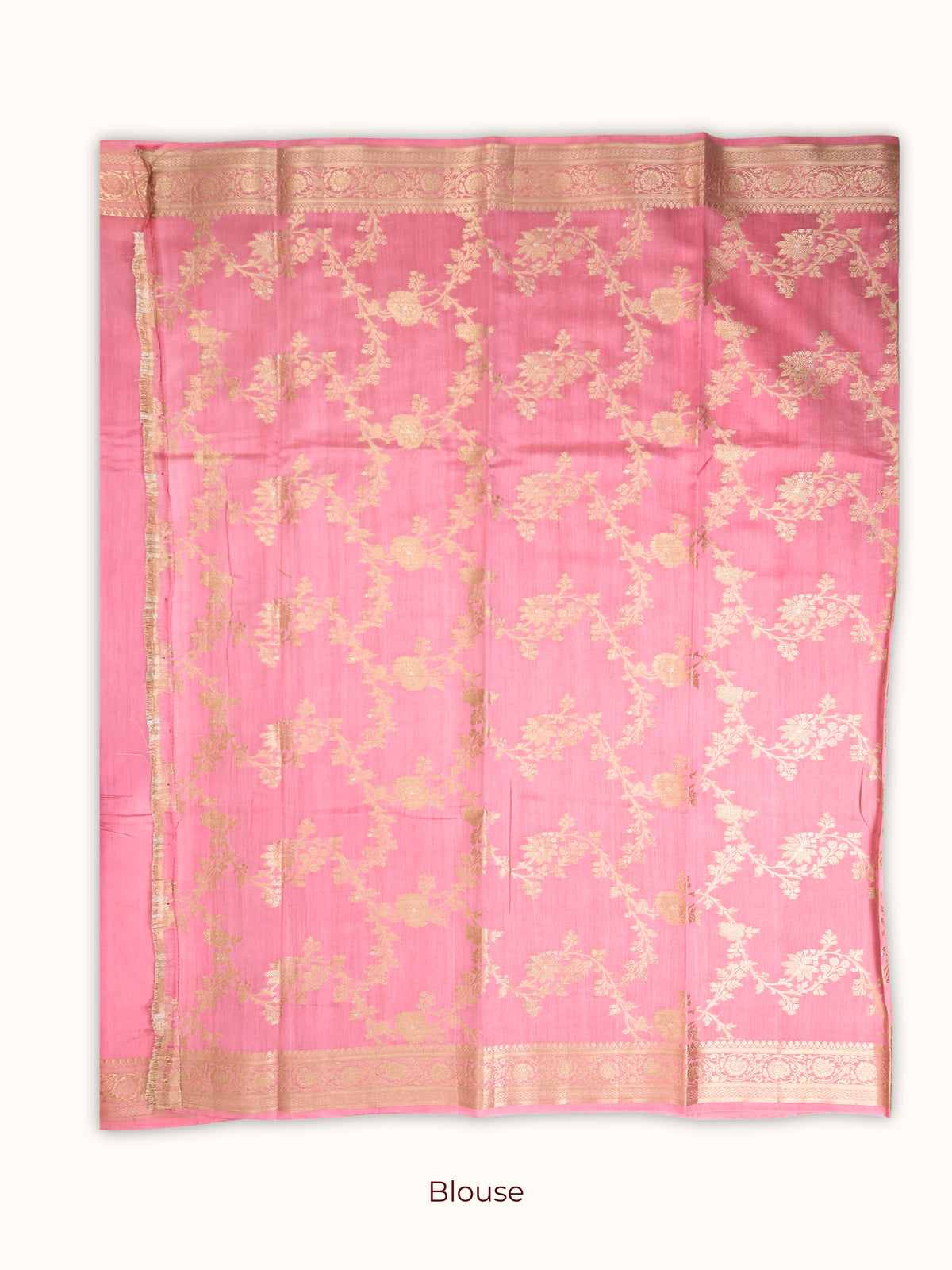 Pure Chiniya Silk Banarasi Saree with Zari Pallu