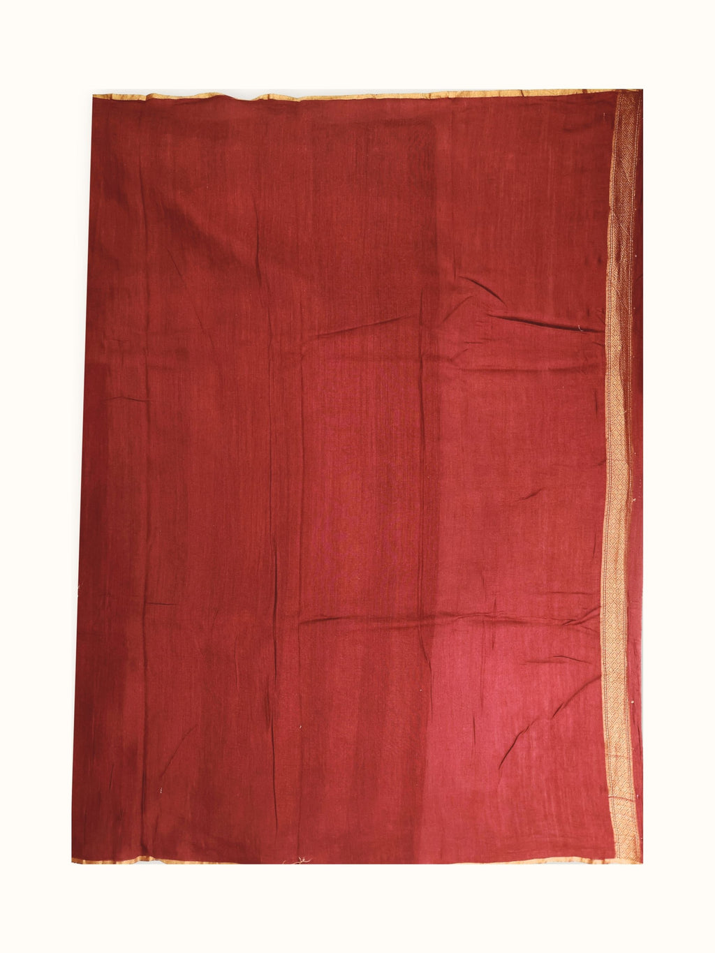 Plain maroon blouse piece